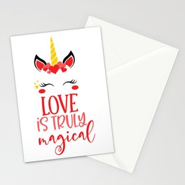 Love Is Truly Magical Unicorn Stationery Card