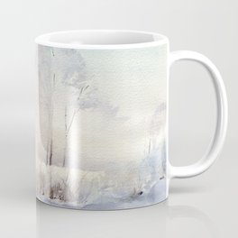 Ethereal Snowy Christmas Morning Sunrise  Mug