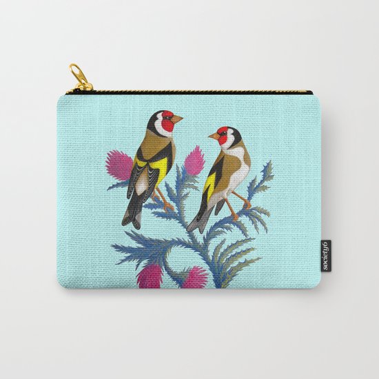carduelis carduelis (euro goldfinch) Carry-All Pouch