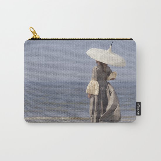 White Parasol Carry-All Pouch