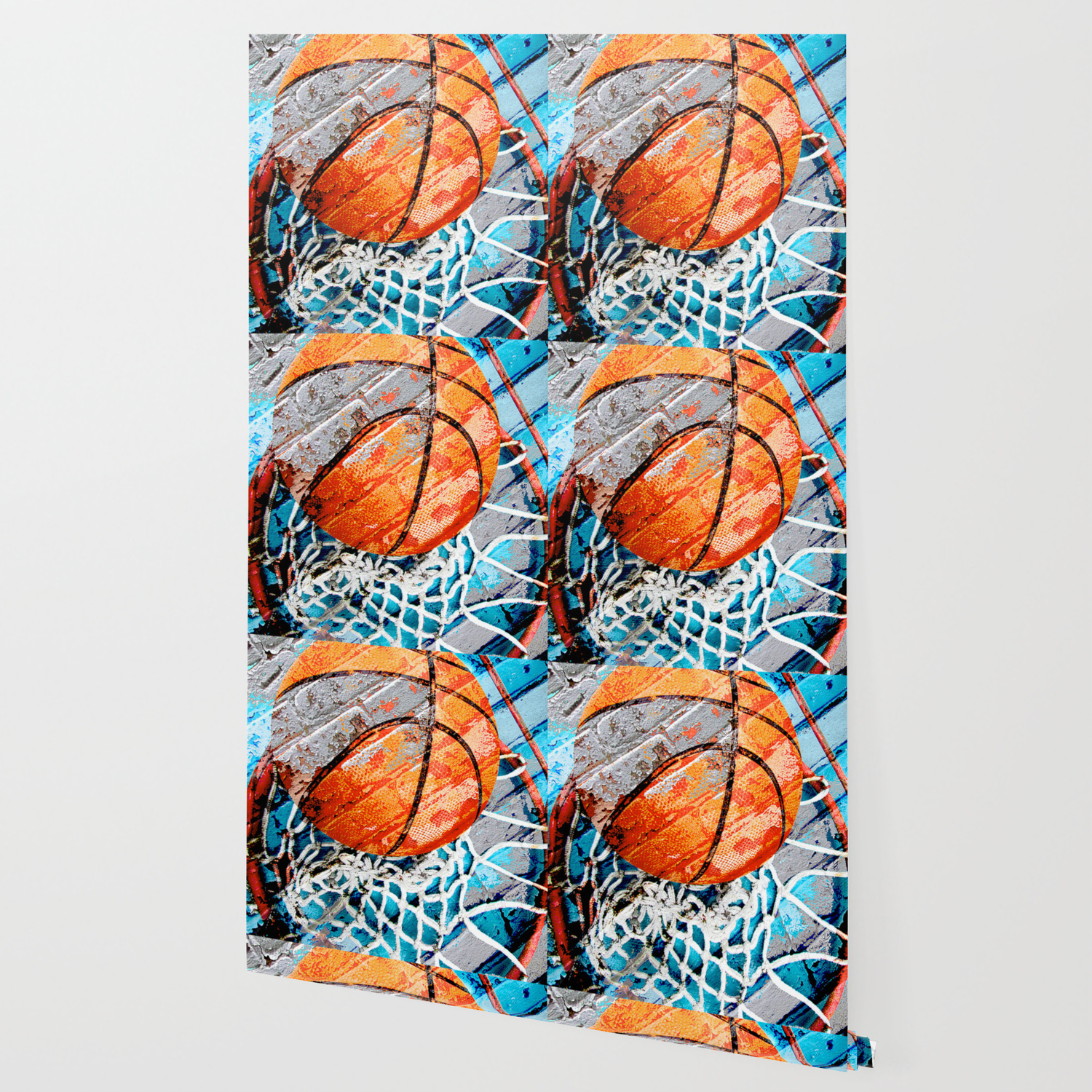 Modern Basketball Art 3 Wallpaper By Takumipark Society6