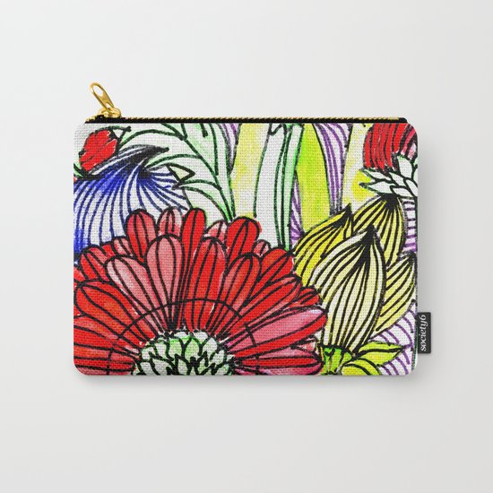 Flowers Two Carry-All Pouch