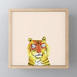 Tiger too Framed Mini Art Print