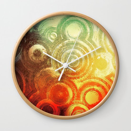 Cluster City Wall Clock