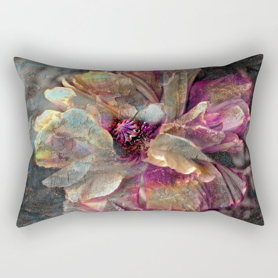 Abstract poppy(3). Rectangular Pillow