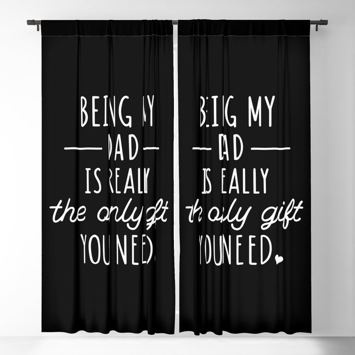 Funny Father's Day Gift Blackout Curtain