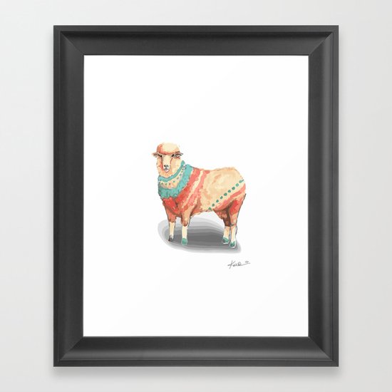 Lulu Framed Art Print