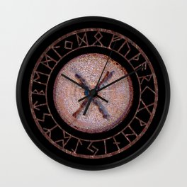 Gebo - Elder Futhark rune Wall Clock