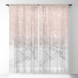 White Marble Sheer Curtains For Any Room Or Decor Style Society6