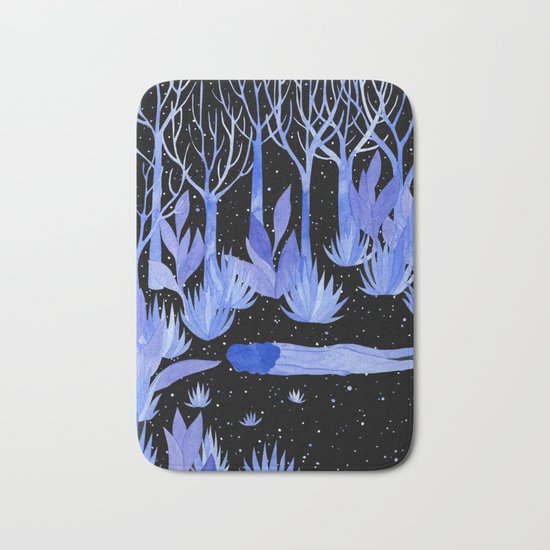 Space garden Bath Mat