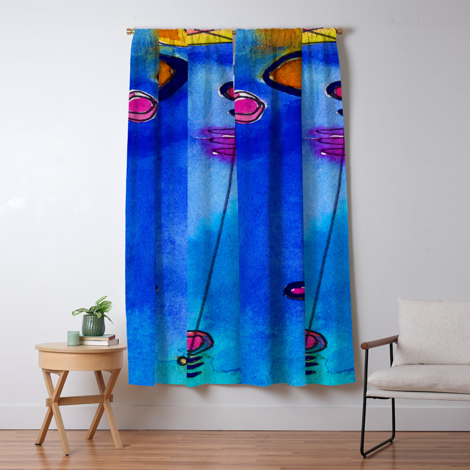 Magical Thinking No 2c By Kathy Morton Stanion Blackout Curtain