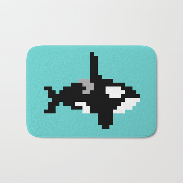 8-bit Orca Bath Mat