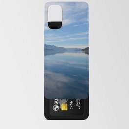 Argentina Photography - Big Lake Reflecting The Blue Cloudy Sky Android Card Case