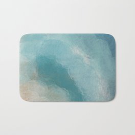 Abstract Crystal Icy Ocean Bath Mat