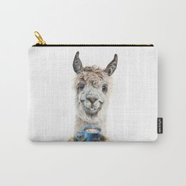 Llama Latte Carry-All Pouch