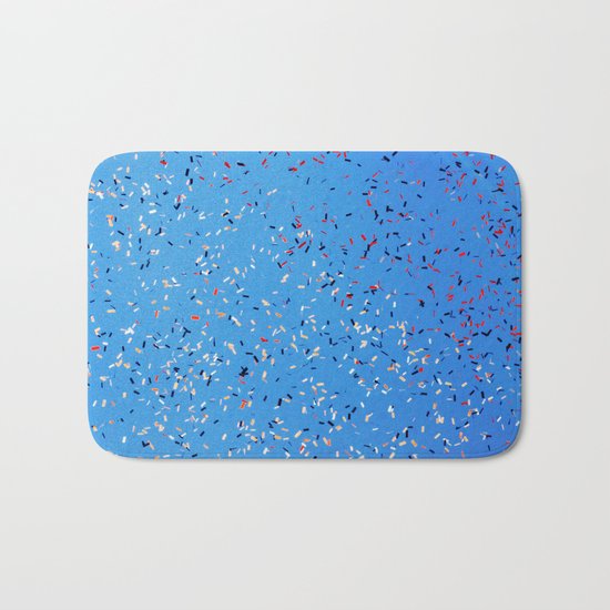 ABSTRACT PATTERN / CONFETTI IN THE SKY Bath Mat
