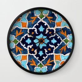 Mediterranean tile Wall Clock