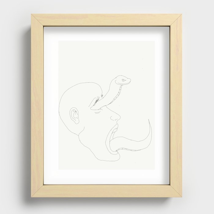 snakeyes Recessed Framed Print