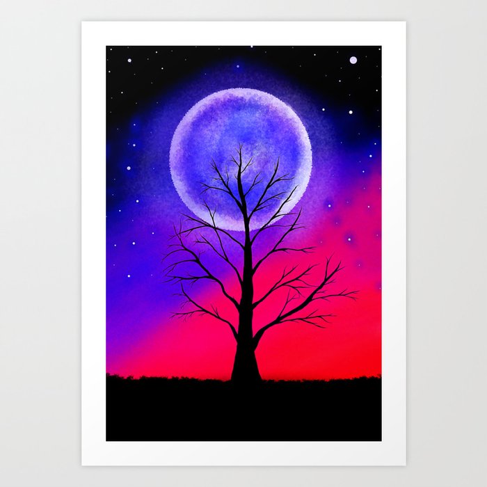 Luar - The Moon Art Print