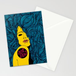 Just Now - Blue Stationery Cards
