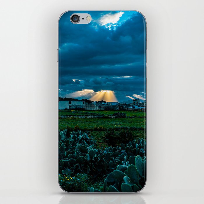 Heaven, Let Your Light Shine Down! iPhone Skin