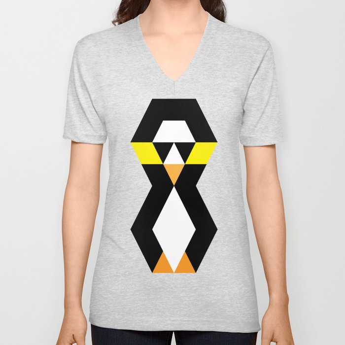 Penguin Power V Neck T Shirt