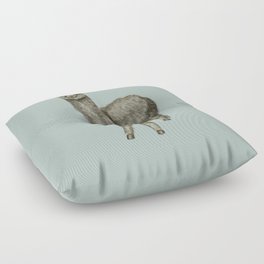 Alpaca Blue Floor Pillow