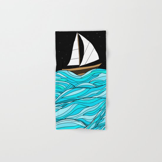 Night Sea Hand & Bath Towel