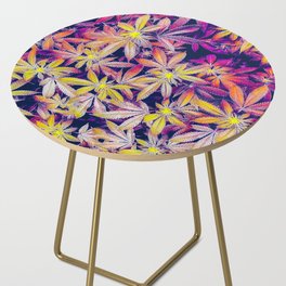 Sunny Bunch of Cannabis Side Table