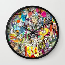 Infused Wall Clock | Jx3Gallery, Digital, Jefferyjjenkins, Art, Jx3, Collage 