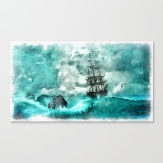 ship Canvas Print