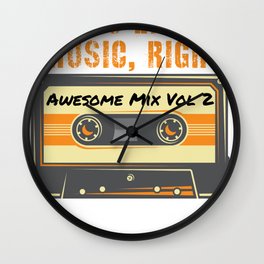 You Like Misic, Right Mix Vol 2 Wall Clock