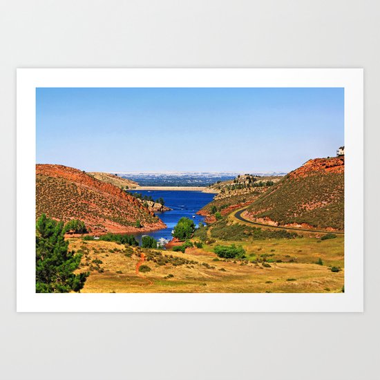 Fort Collins Art Print