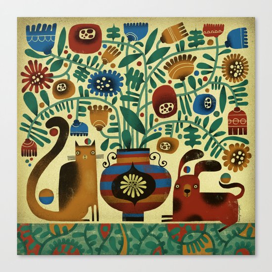 FLOWER ARRANGEMENT Canvas Print