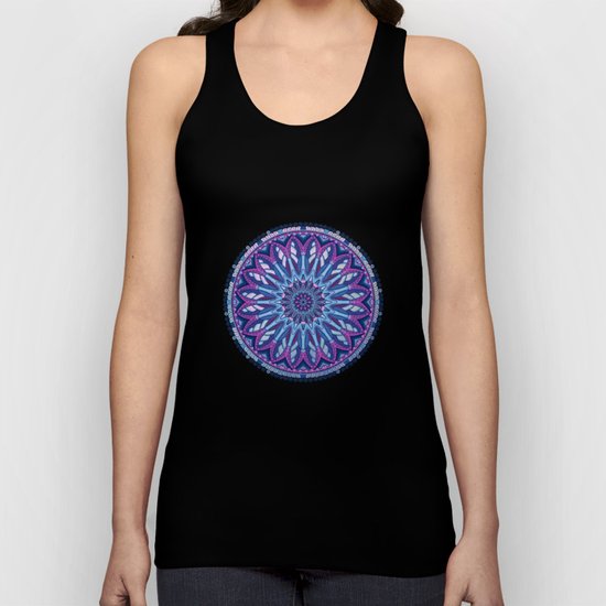 Iris Mandala Unisex Tank Top
