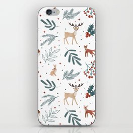 Christmas Forest Theme iPhone Skin