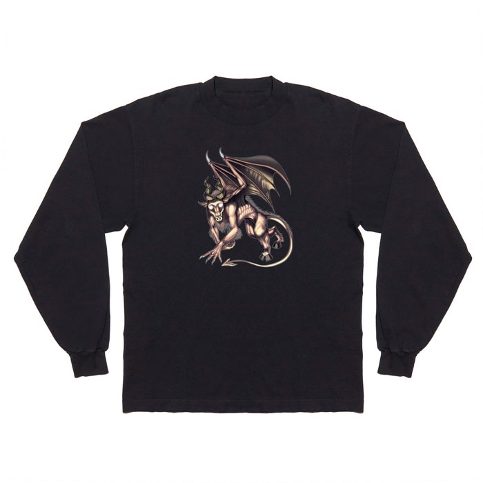 Jersey Devil Cryptid Creature Long Sleeve T Shirt