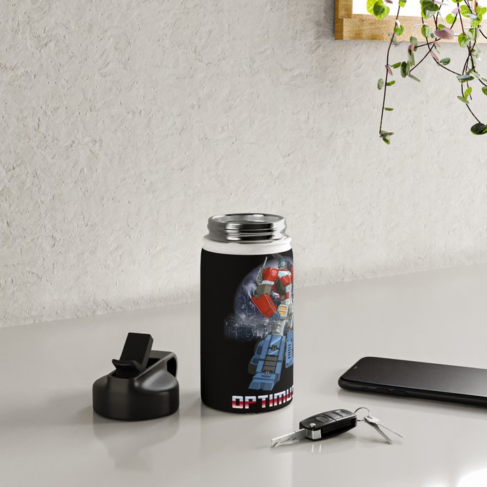 Optimus Prime Stainless Steel Water Bottle