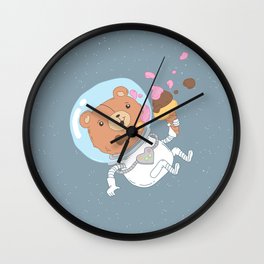 Space Bear Wall Clock