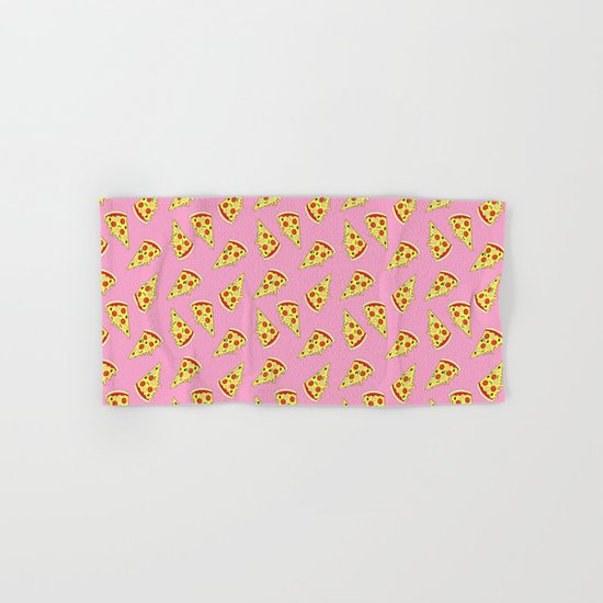 Pizza Pattern By Everett Co Hand & Bath Towel