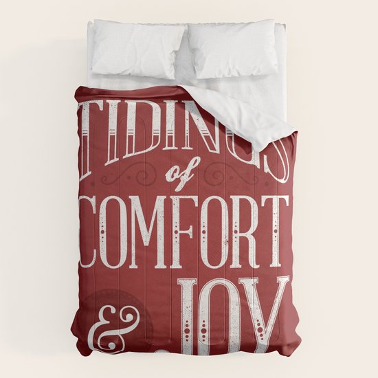 Tidings Of Comfort Joy Comforter By Dorothy Leigh Society6