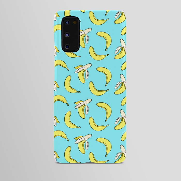 banana toss - blue Android Case