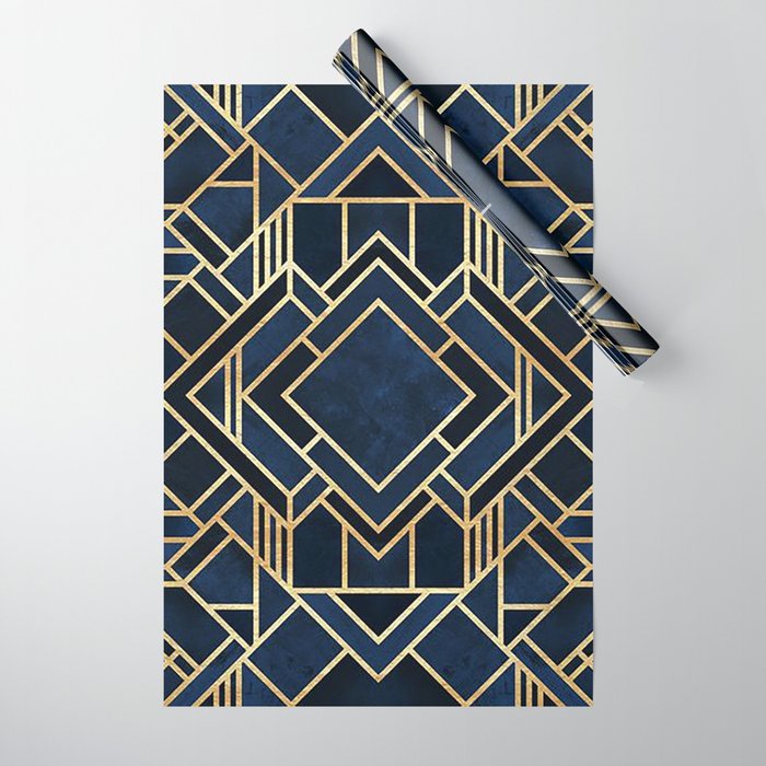 Art deco wrapping outlet paper