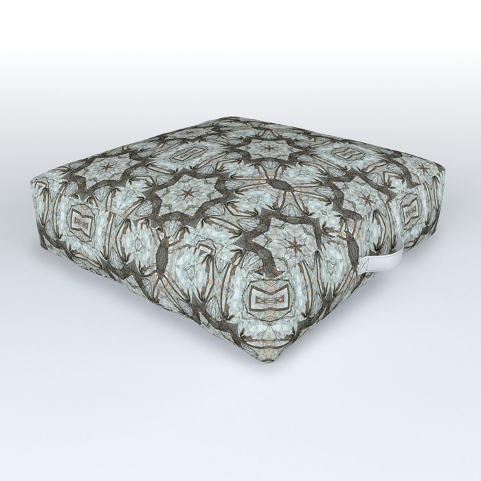 Kaleidoscope - Squirrel Chase V.2 Outdoor Floor Cushion