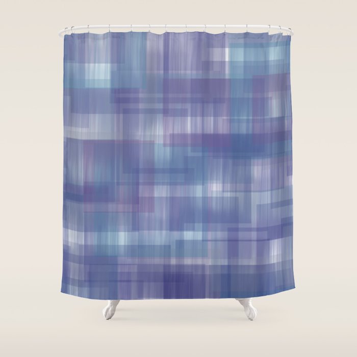 Sheer Blue Purple Shower Curtain By Lishpix Society6