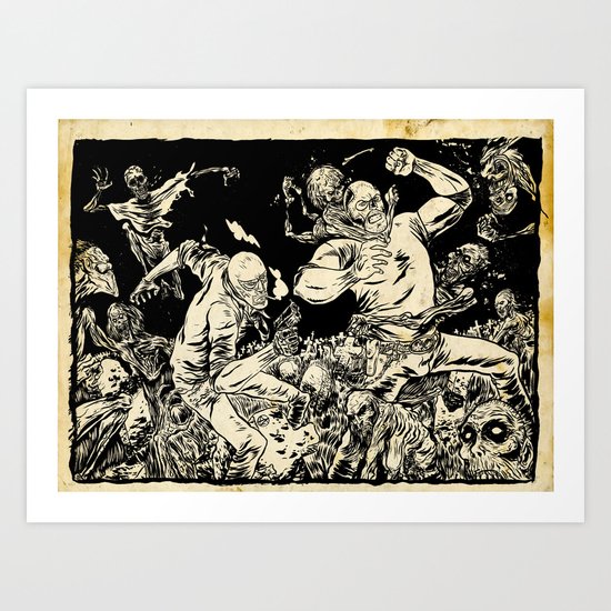 RUDO & TITAN Art Print