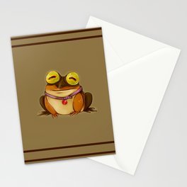 My pet Toad Stationery Card