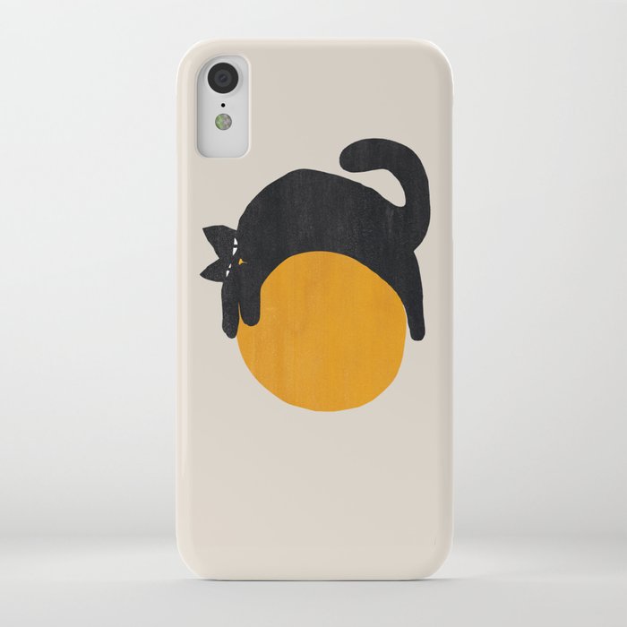 cat with ball iphone case