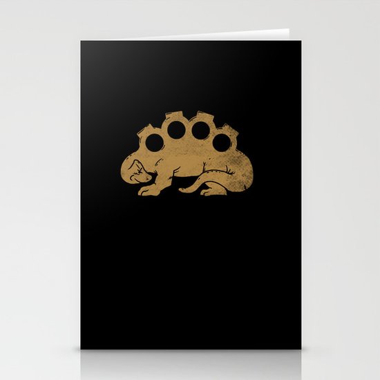 Brassknuckleosaurus Stationery Cards