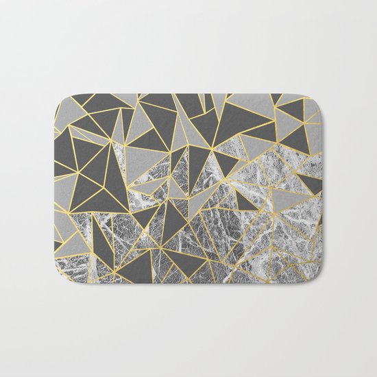 Ab Marb Grey Returned Bath Mat